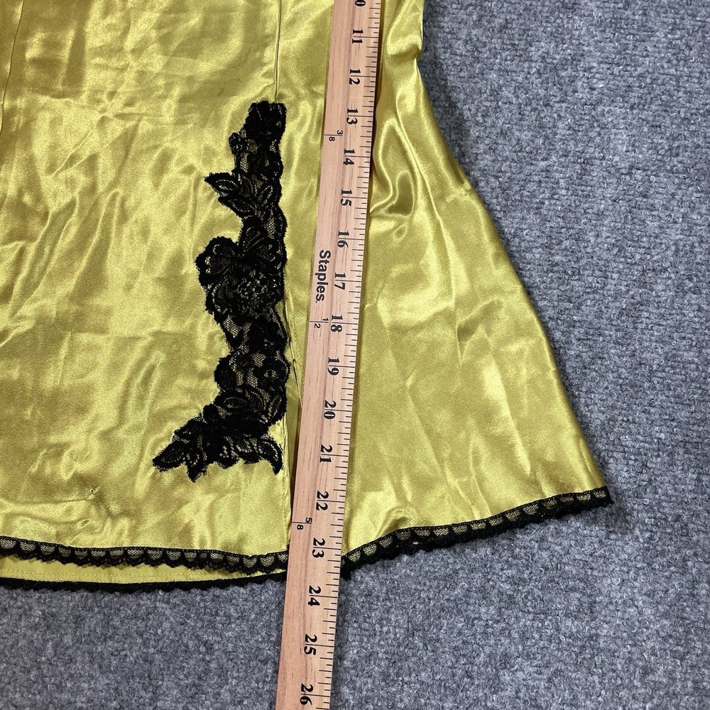 Fredericks Of Hollywood Y2K Satin Lace Chemise Slip Babydoll Fairycore Size S - Picture 6 of 10